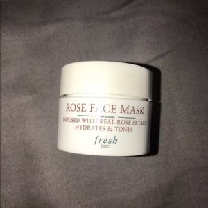 Real rose face mask